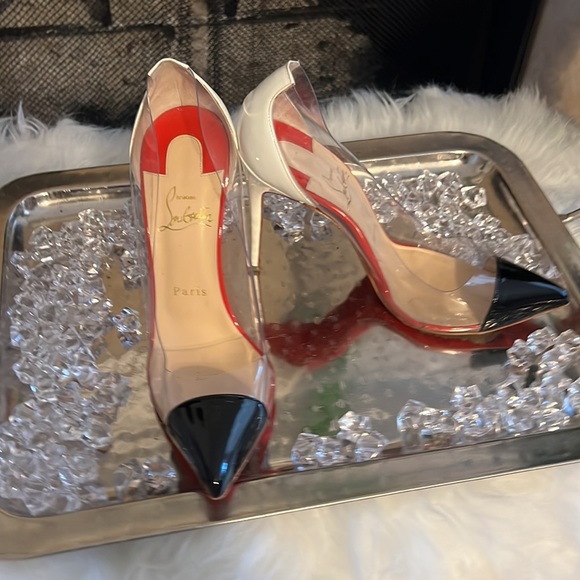 🖤❤️ CHRISTIAN LOUBOUTIN Debout 100 ❤️🖤 - Picture 3 of 11
